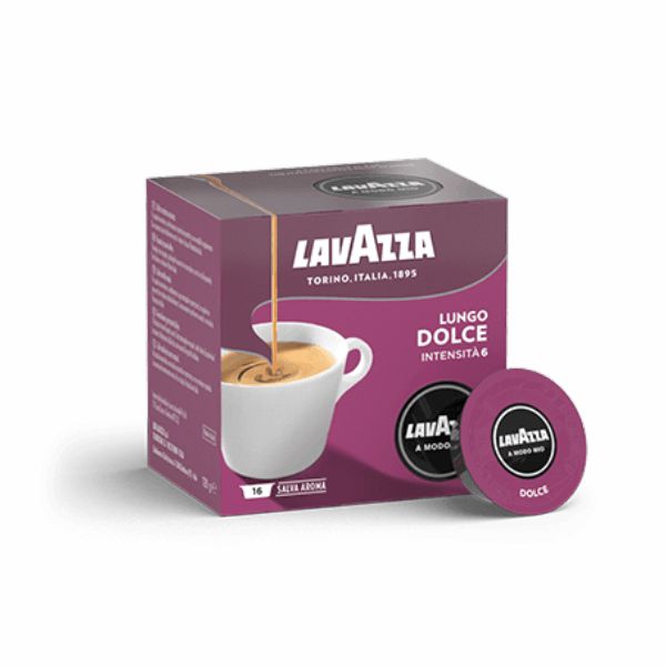 Кафе капсули Lavazza Lungo Dolce 16 бр.