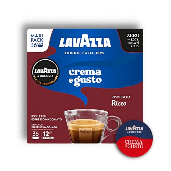 Капсулa Lavazza Crema e Gusto Ricco A Modo Mio 36 бр.