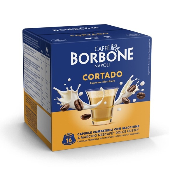 Кафе капсули Borbone Cortado Dolce Gusto 16 бр. Кафе капсули Borbone Cortado Dolce Gusto 16 бр.