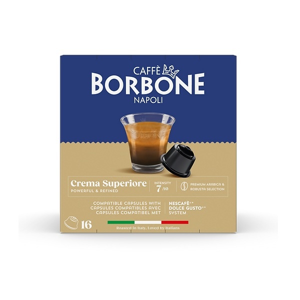 Кафе капсули Borbone Crema Superiore Dolce Gusto 16 бр. Кафе капсули Borbone Crema Superiore Dolce Gusto 16 бр.