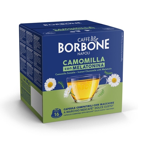 Чай капсули Borbone Camomilla con Melatonina Dolce Gusto 16 бр.