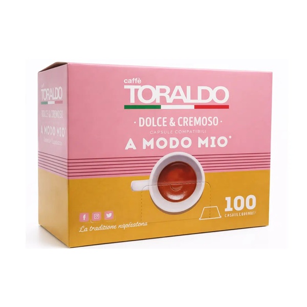 Капсули Toraldo Dolce e Cremoso A modo Mio 100 бр.